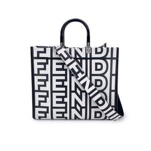 Fendi Leather Tote Bag Sunshine